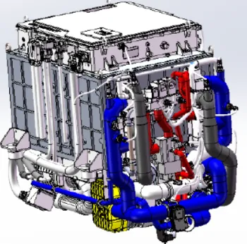51KW Hydrogen Fuel Cell Stack for Hydrogen Vehicles
