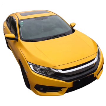 Electro-Optical Yellow Vinyl Wrapping Foil for Cars