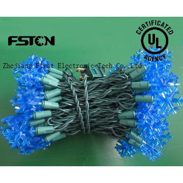snowflake led string lights,led Christmas light,UL string light