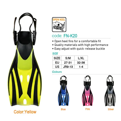 Adjustable Swimming Fins for Kids - Water Sport Equipment for Swimming Training Flippers