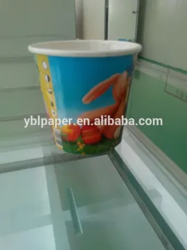 Custom Logo Printed Take Away Flower Paper Pot