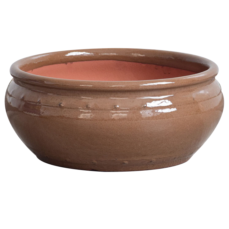 Hot Sale Outdoor Ceramic Flower Pot Drum Type Cheap Ceramic Bonsai Pots Mini Ceramic Flower Pots3