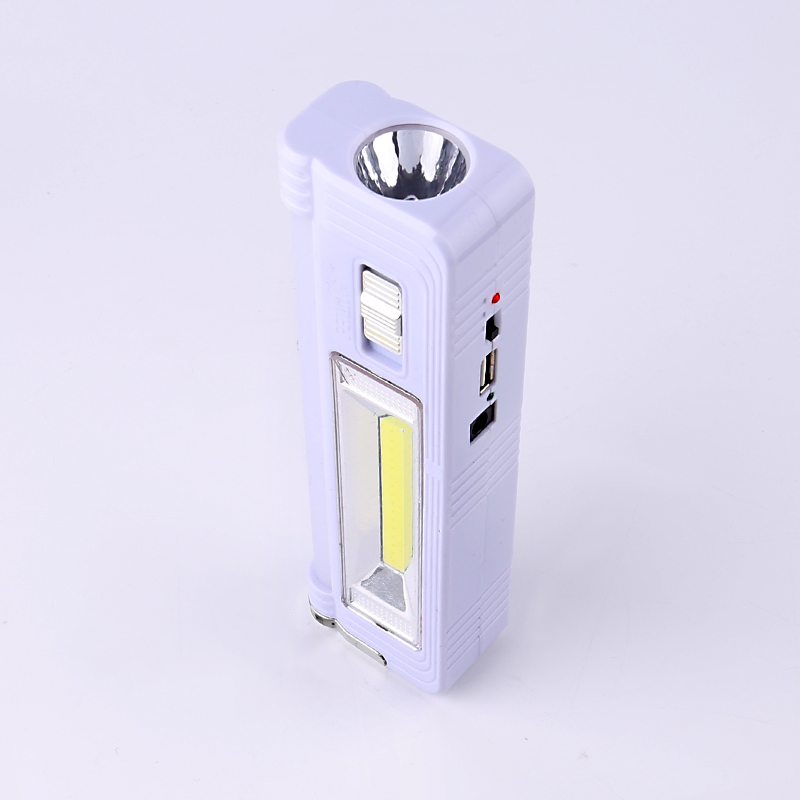 Luz de emergencia recargable de LED al aire libre y en interiores