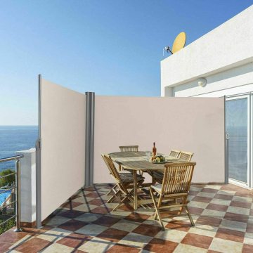 Global Agents' Retractable Privacy Outdoor Folding Screen Awnings for Balconies: Enhancing Style and Functionality