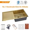 1.5mm Stainless Steel Undermount Sink with Drainboard