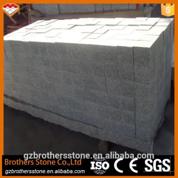 China Manufacturer stone curbe grey paving G603 Padang grey flamed grey granite pineappled palisade g603 granite slab