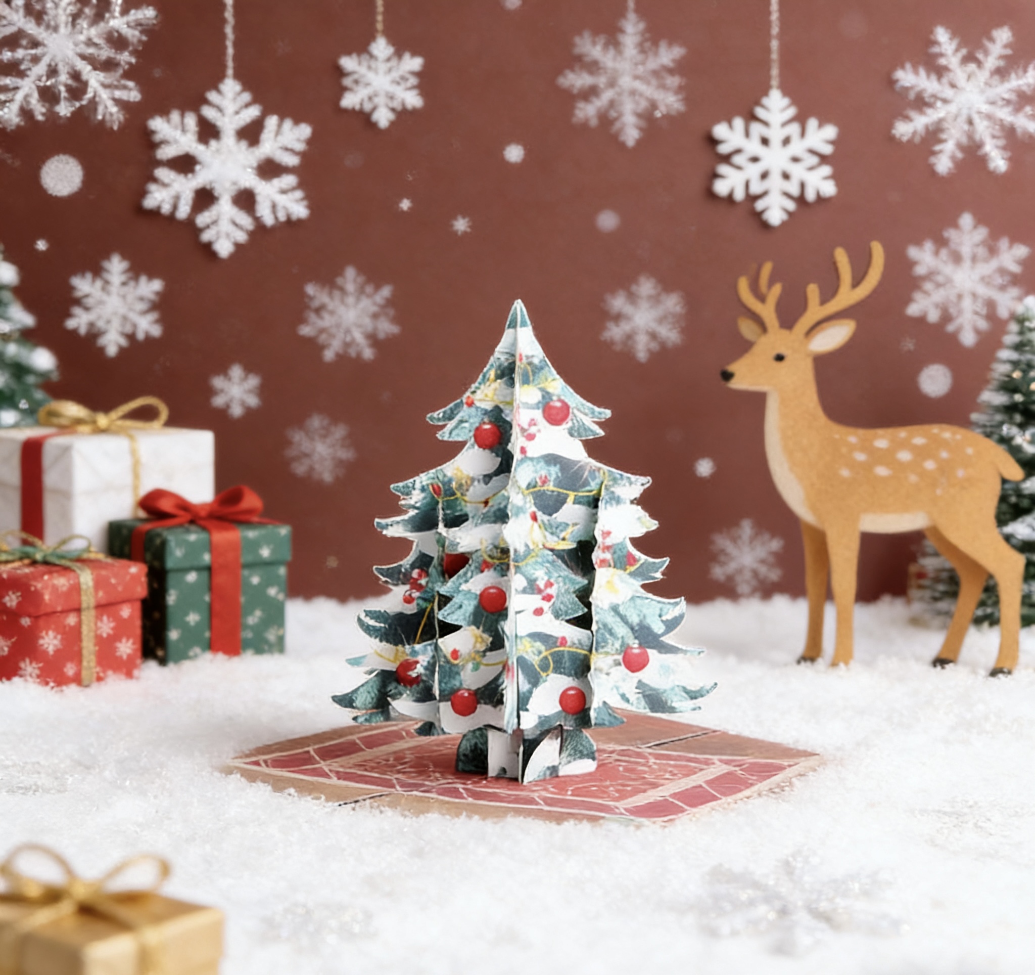 custom 3d christmas cards