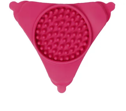 Hot Sell Silicone Dog Lick Mats - Triangle Tuff Dog Lick Mat