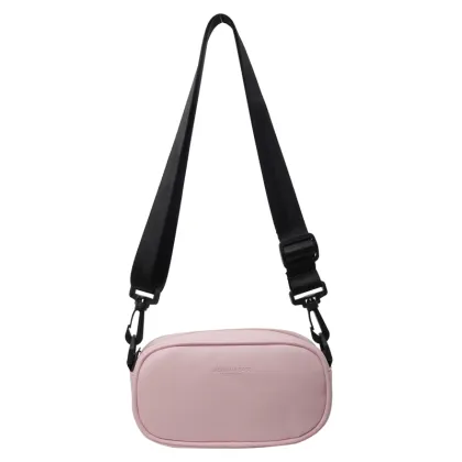 Ladies PU Summer Chest Bag: Fashionable Diagonal Design Shoulder Bag with Durable Zipper