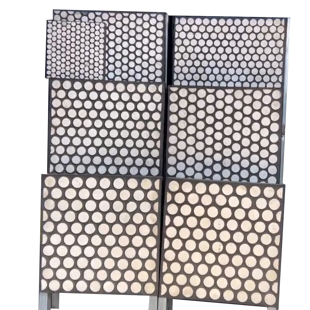 Impact-resistant ceramic linings
