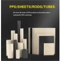 PPS GF40 Plus Glass Fiber Black Bege Board