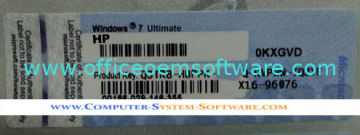 Hp Activate Original Windows 7 Ultimate Oem Product Keys X16 Blue
