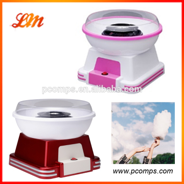 Mini hot air flower cotton candy floss maker machine with retro type