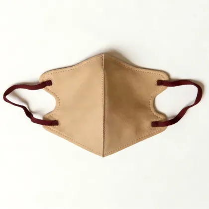 Camel Pink Fold Face Mask