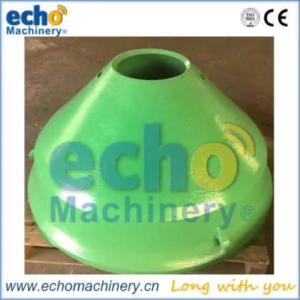 OEM Metso cone crusher components with 13%Mn,18%Mn,22%Mn manganese