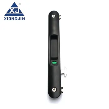 Black Aluminum Sliding Door Hook Lock