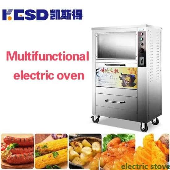 Potato Oven Roasting Machine Commercial Stainless Steel Corn Sweet Potato Oven Full-Automatic Electric Roaster