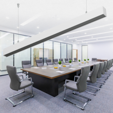 RONSE CCT Switchable Linear Light Gold Pendant Indoor Office Lighting