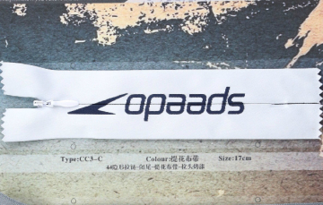 The 4# Invisible Pattern Tape Close-End Kcc Zipper