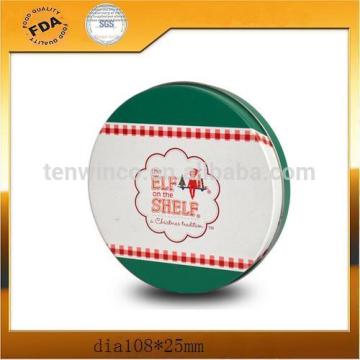 Cheap Hot Chocolate Mini Tin Box . gift box Small Round Tin can. Cosmetic tin boxes