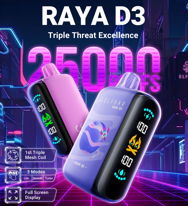ELF BAR RAYA 25000 Puffs Disposable Vape