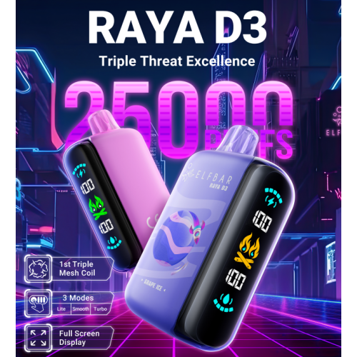 ELF BAR RAYA 25000 Puffs Disposable Vape