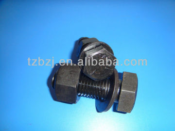 high strength black finish A325 bolt