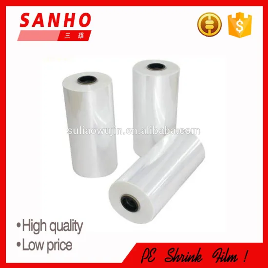 Clear PE Bottle Packaging Shrink Wrap Film