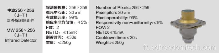 MW256X256 (JT) Détecteur infrarouge refroidi