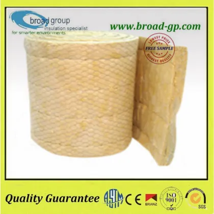 Construction Material Rock Wool Fireproof Insulation Blanket