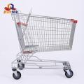 Zinc With Powder Coating Asian Supermarket Trolley