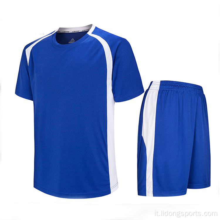 Set di maglia di calcio nero nuovo modello