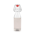 250 ml Quadratschwung Top Glaflasche