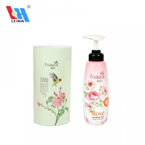 Custom shampoo bottle adhesive stickers/label