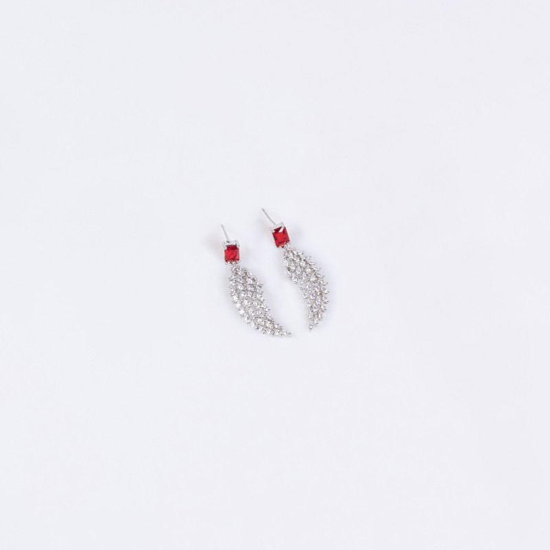 Wing Paved CZ Collar Bridal Set