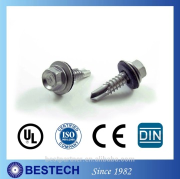 12-14"X3/4" Hexagon Washer Head Self Drilling Metal Screw