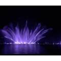 Multicolor Vertical Jet Music Fountain with color smoke