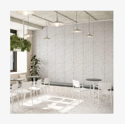 Textured Design Sound Absorbing Perforated Acoustic Wall Panel Board