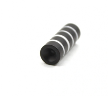 Black epoxy coating magnet with countersunk hole