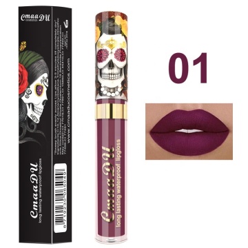 Liquid Lipstick - Waterproof, 6-Color Matte & Metal Pearlescent Lip Gloss