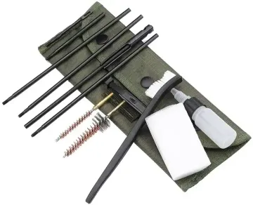 12-Piece Gun Cleaning Brush Kit: Comprehensive Tool Set for 22 Caliber Bore Maintenance