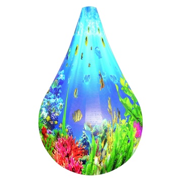 Water-drop Shape Customized LED Display Screen for Innovative Indoor Advertising
