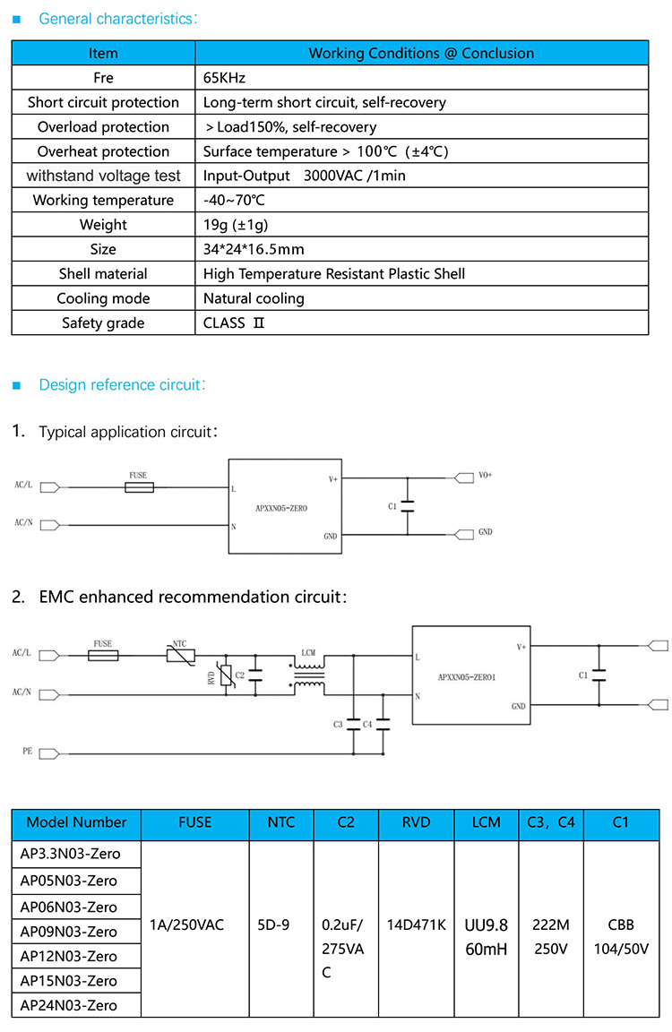 3W power