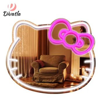 Hot Sellers: Neon Mirror with LED Light for Girls' Room Decor