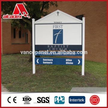 Both sides PE paint aluminium composite panel for Sign board