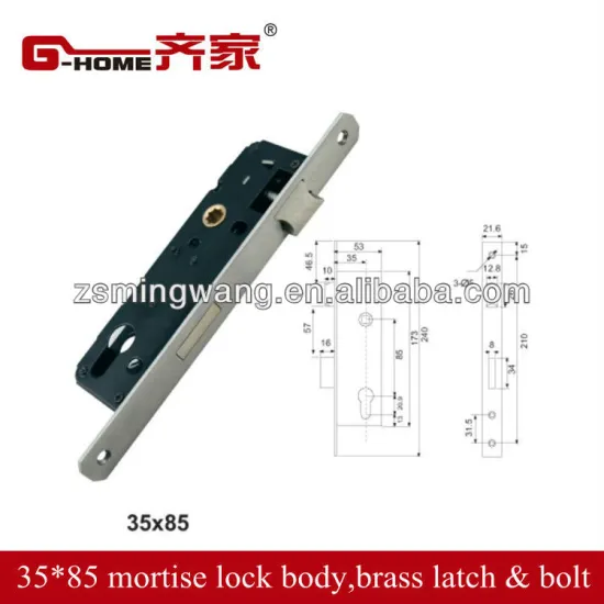 85series mortise lock body,narrow locks