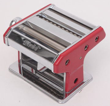 Shule Red 150mm Homemade Fresh Complete Pasta Maker Equipment For Making Fettuccine