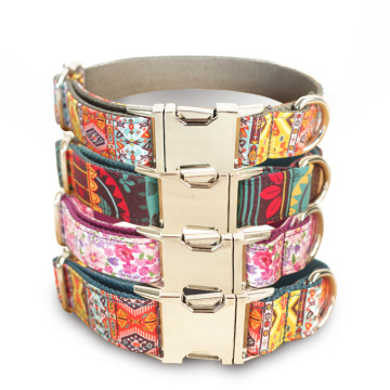 Adjustable Leather Neck Dog Collar.