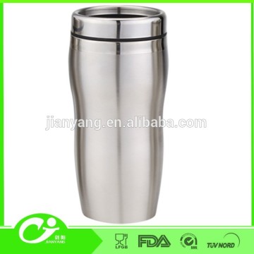 double walls stainless steel travel mug with six rubber bars