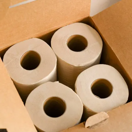 Bamboo Unbleached Toilet Rolls Sustainable Soft Strong
